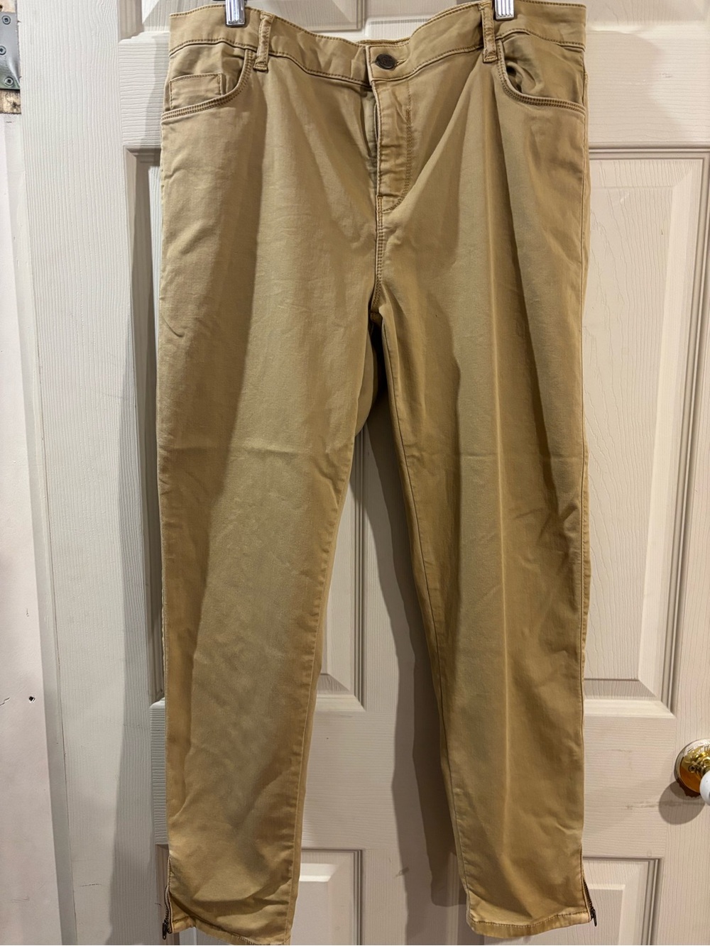 Kaki beige Casual Pants